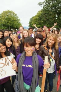 Students at UBC orientation - Imagine 2