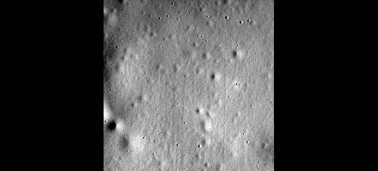 The final image from the MESSENGER spacecraft sent April 30, 2015. Credit: NASA