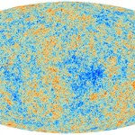 The Cosmic microwave background (CMB) as observed by Planck. The CMB is a snapshot of the oldest light in our Universe, imprinted on the sky when the Universe was just 380,000 years old. It shows tiny temperature fluctuations that correspond to regions of slightly different densities, representing the seeds of all future structure: the stars and galaxies of today. (Credit: European Space Agency and the Planck Collaboration)