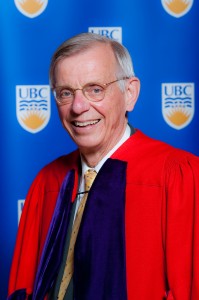 Dr. James Hogg received an honorary degree from UBC in 2010. (Photo: Don Erhardt)