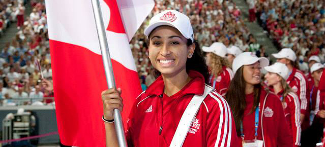 Shanice Marcelle - Canada's flag bearer
