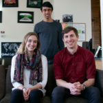 World's Challenge Challenge participants Denby McDonnell, Narayan Gopinathan and Jordan Konyk (from left to right) will be pitching a program to minimize the ill effects of stove pollution.