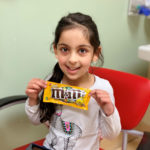 Five-year-old Saiya Dhaliwal received oral immunotherapy treatment for peanut allergies with Dr. Edmond Chan at BC Children’s Hospital. She responded well to the treatment, including oral food challenges like this one where she ate 10 peanut M&Ms without experiencing an allergic reaction.

Credit: Ravinder Dhaliwal