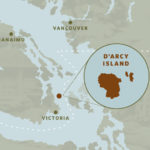 D'Arcy Island lies 18 kilometres from Victoria off the Saanich Peninsula.