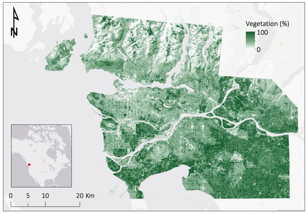 Vegetation map
