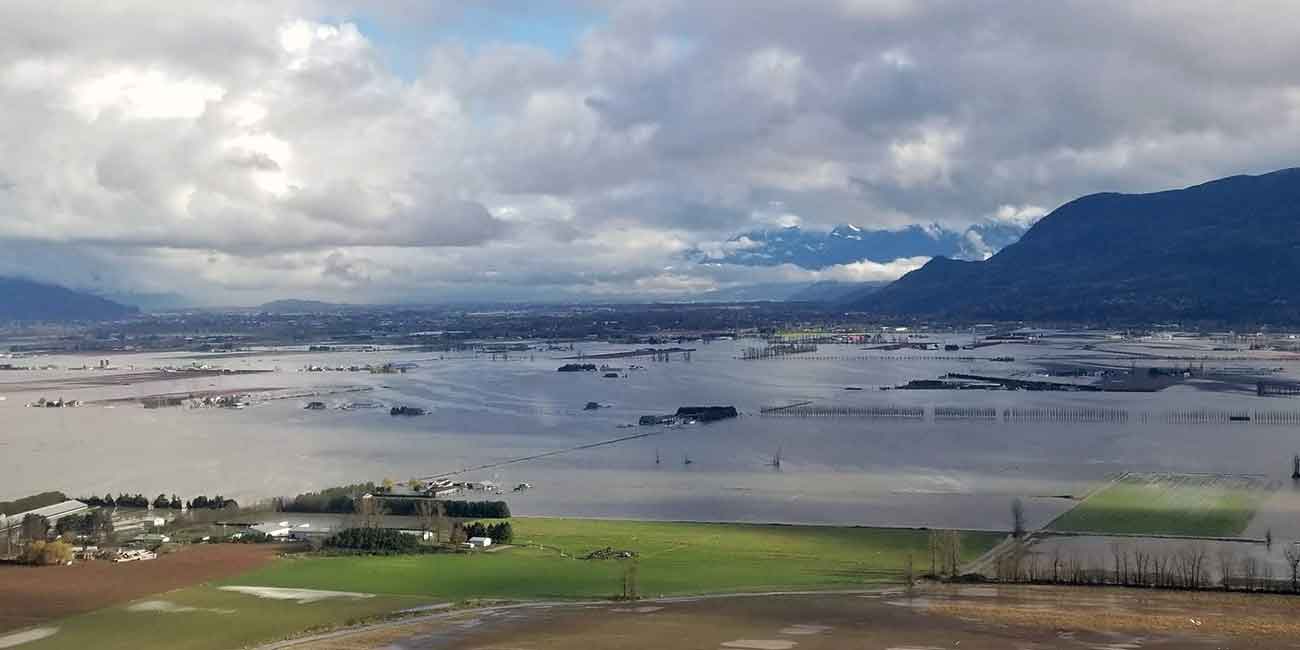 Fraser Valley flooded in November 2021