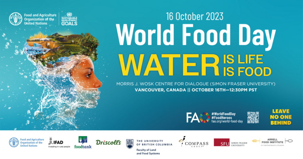 World Food Day,Food and Agricultural Organization of the United Nations North America,Water,Water Management,Land and Food Systems