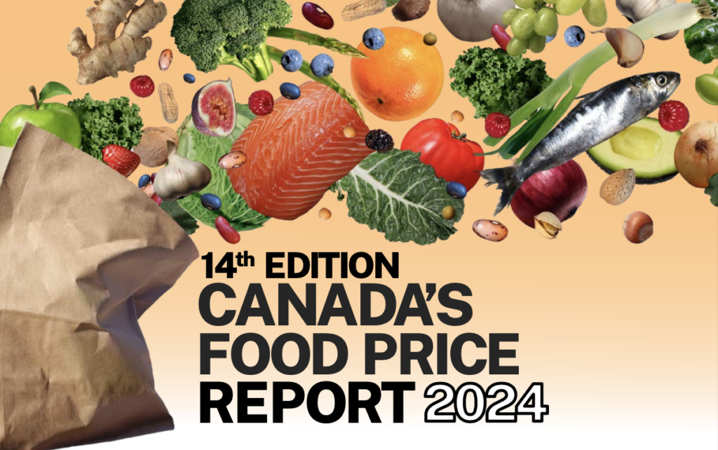 Food price inflation,food prices,Canada’s Food Price Report